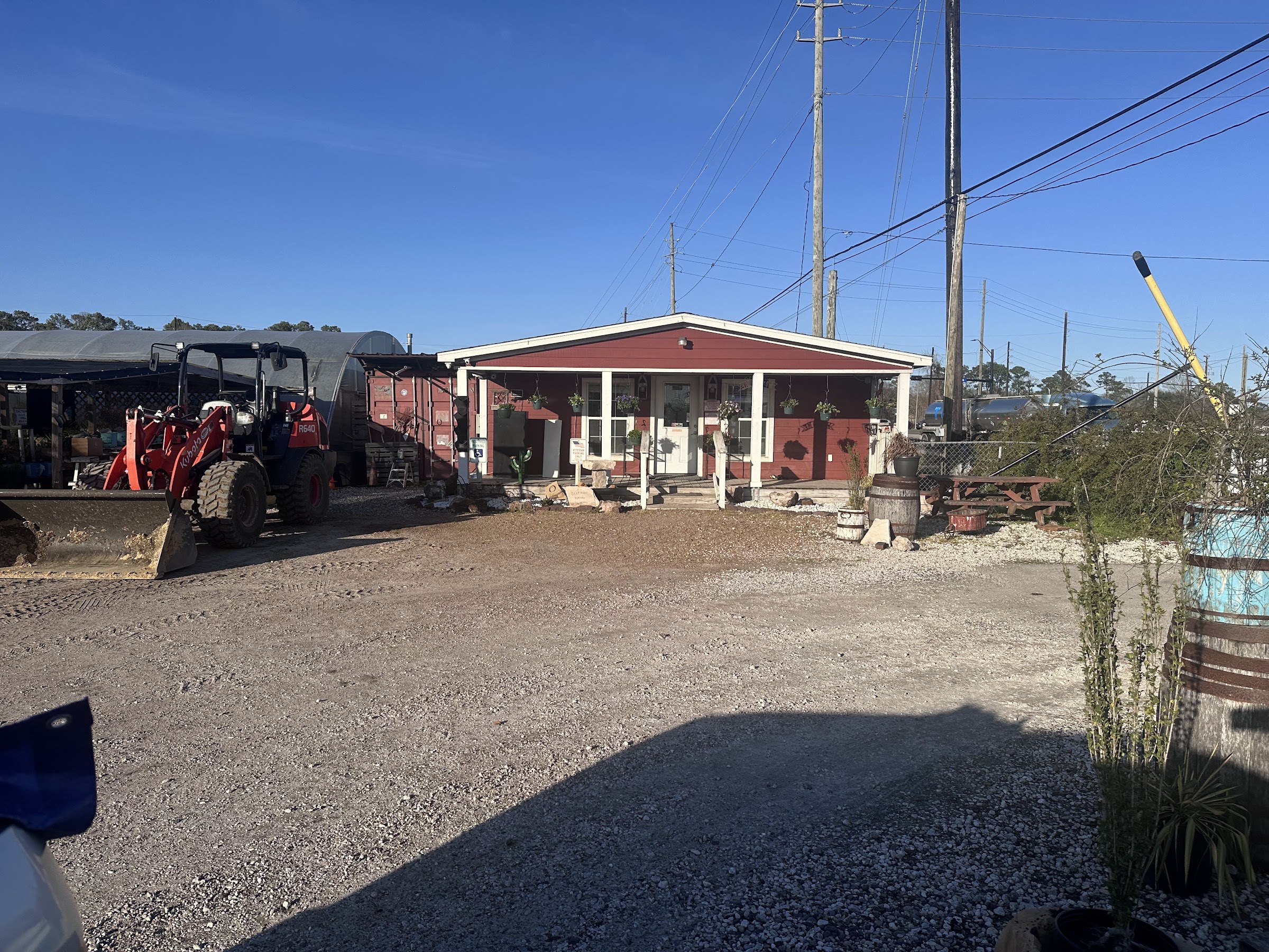 Colorful stock and nursery plants at Deep Roots Nursery in Baytown